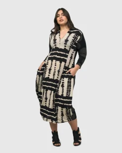 Chicha Cocoon Dress, Savanna