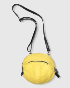Circle Canteen Bag, Yellow