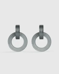 Circle Duet Earrings, Starlight