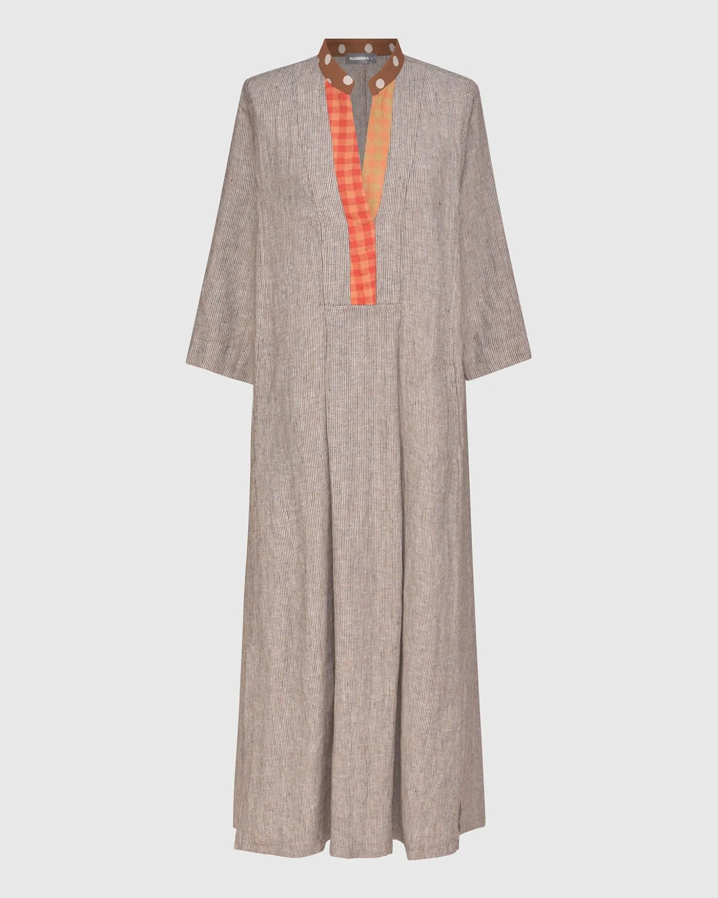 Cool Breeze Linen Maxi Dress, Ecru