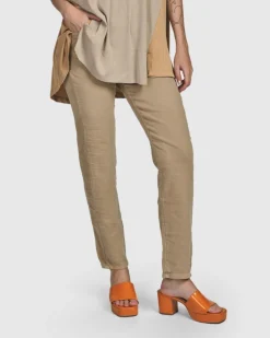 Cotton Iconic Stretch Cotton Jeans, Sand