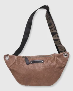 Crossbody Sling Bag, Wood