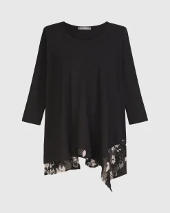Cultured Club Knit Top, Leaves
