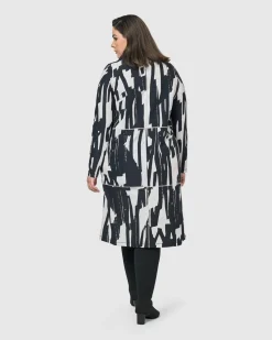 Cyber Boxy Dress, Brush