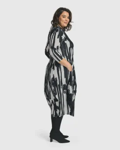 Cyber Cocoon Dress, Brush