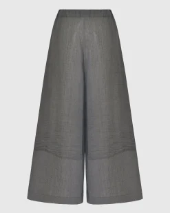 Dana Palazzo Pants, Dove Grey