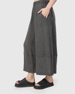 Dana Palazzo Pants, Dove Grey