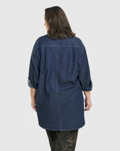Daniella Tunic Top, Denim