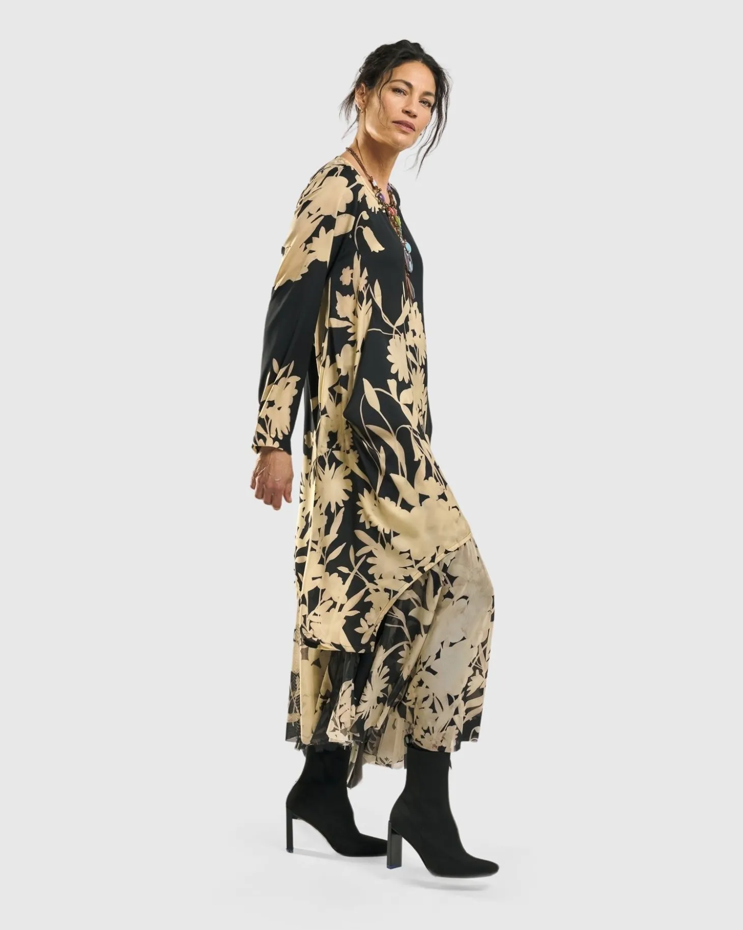 Daylily Tunic Top, Floral