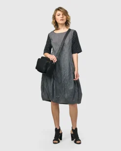 Demeter Relaxed Cocoon Dress, Mix