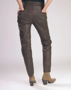 Diamond Iconic Stretch Jeans, Mahogany