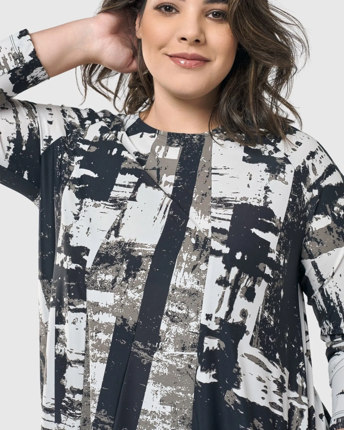 Digi A-Line Dress, Marble