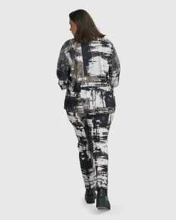 Digi Slim Pants, Marble