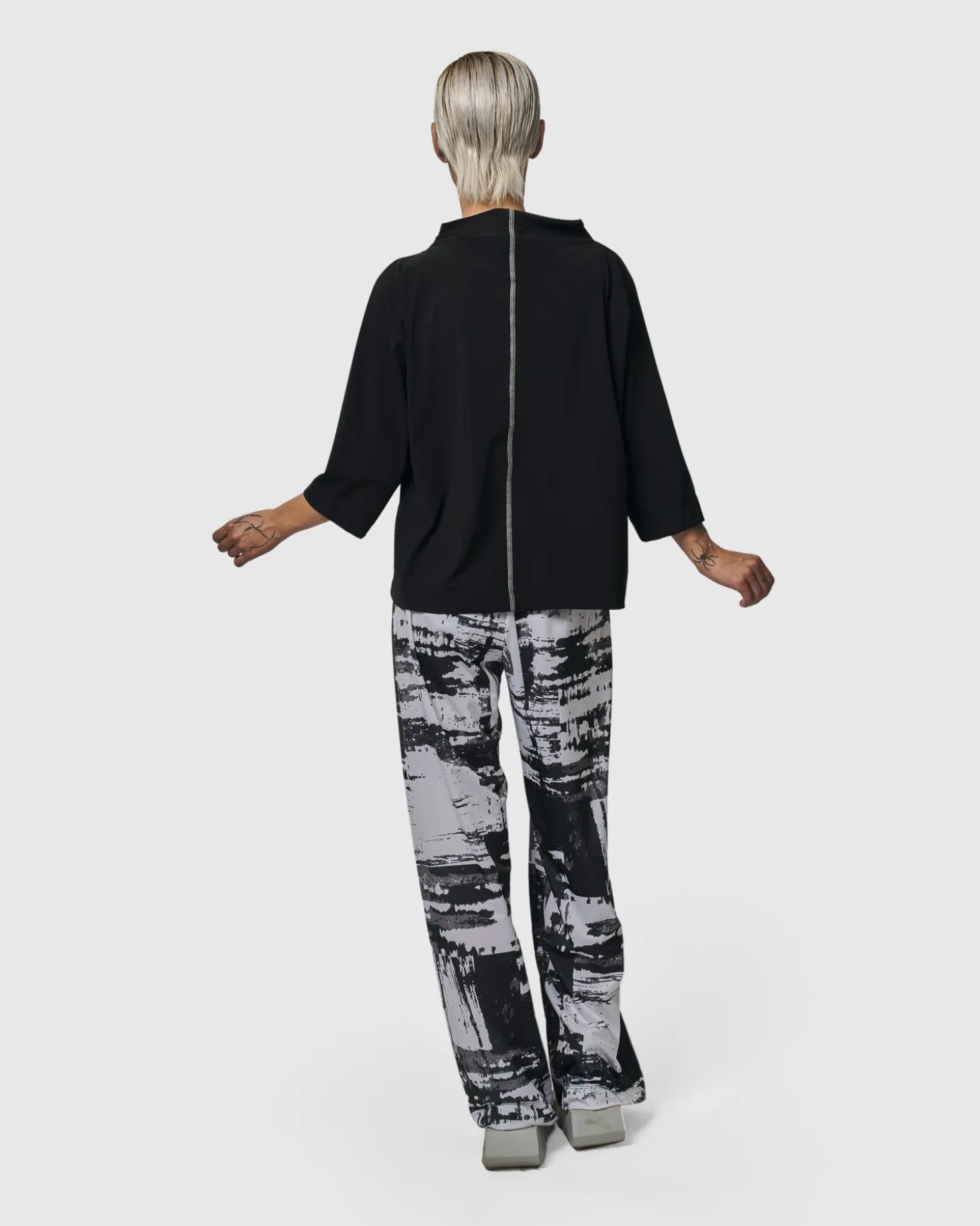 Digi Straight Leg Pants, Marble