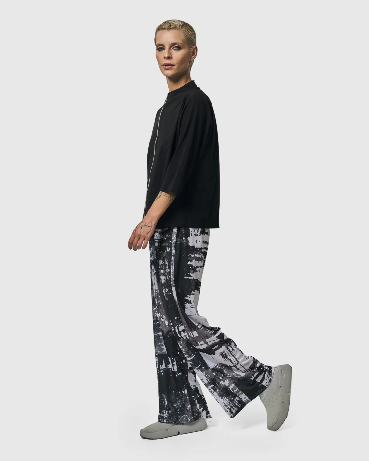 Digi Straight Leg Pants, Marble