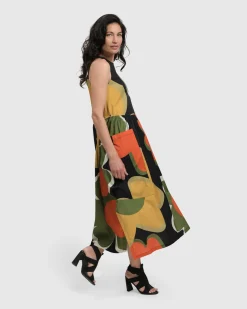 Dina Sleeveless Maxi Dress, Floral