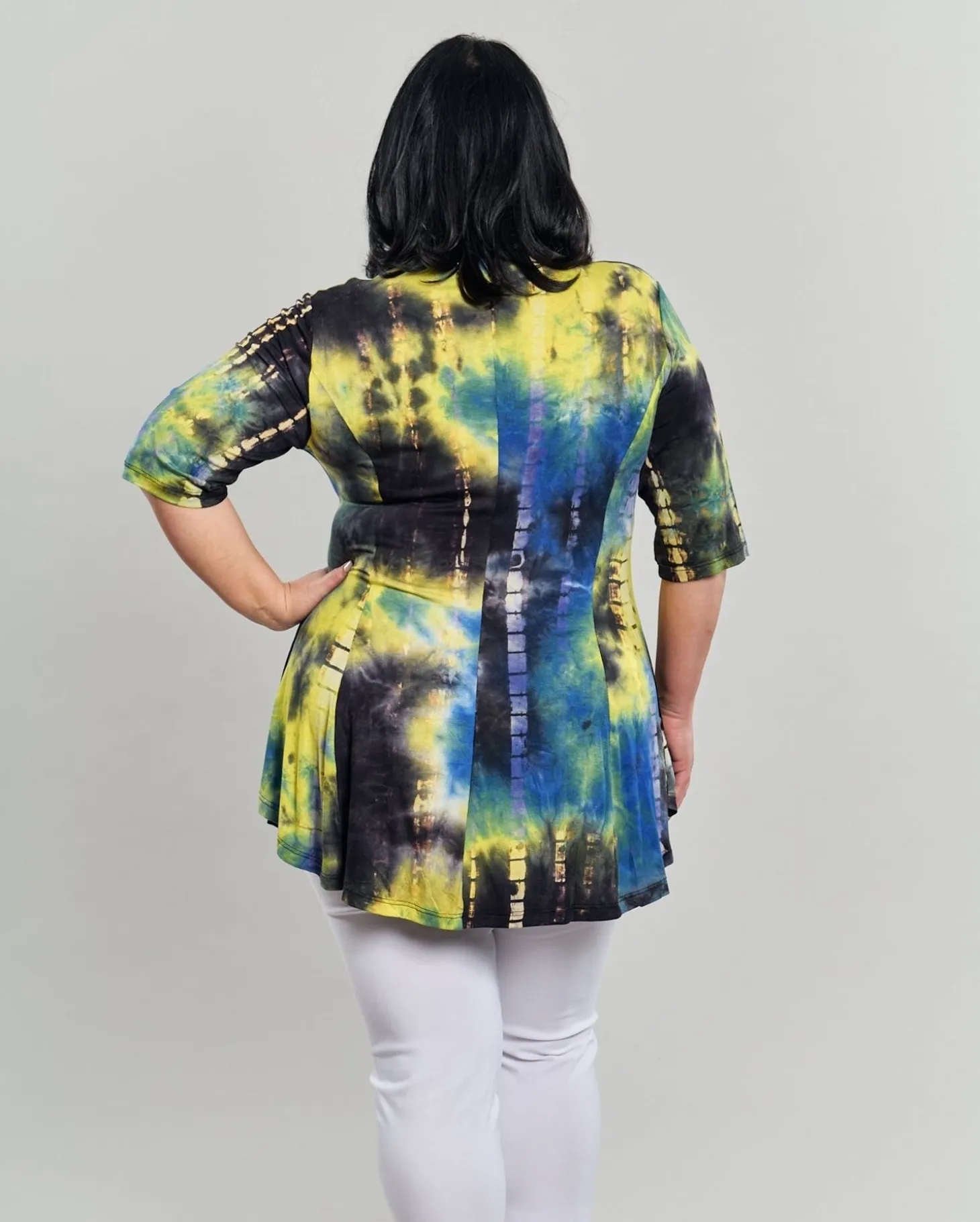 Dreamy V-Neck Top, Tie Dye