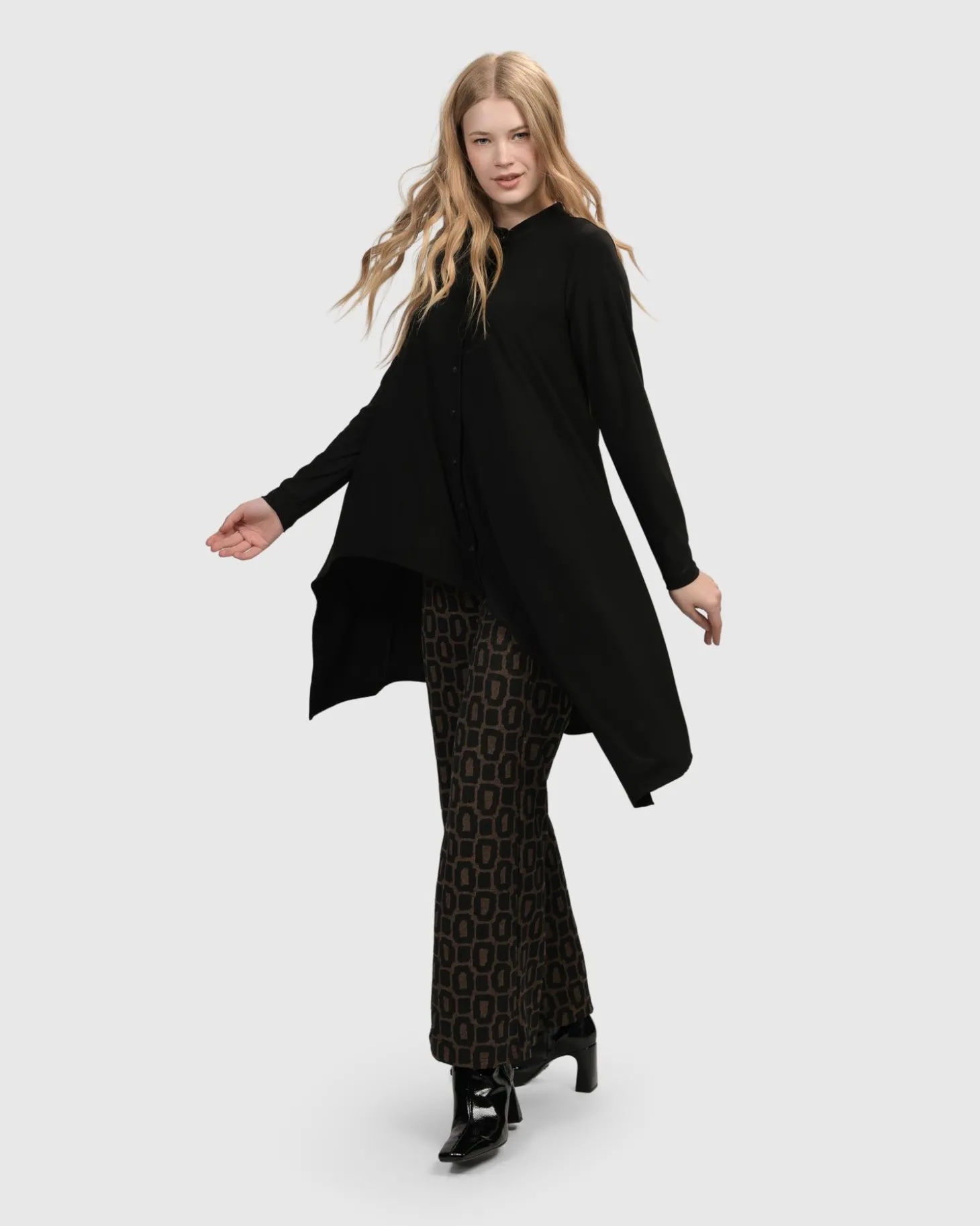 Dynamite Days Flare Pants, Coffee