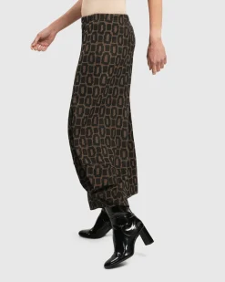 Dynamite Days Punto Pants, Coffee
