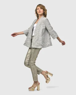 Electra Woven Jacket, Stripes