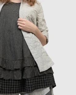Electra Woven Jacket, Stripes