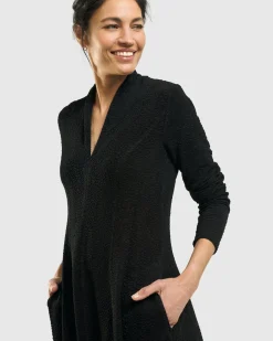 Elvira Cocoon Dress, Black