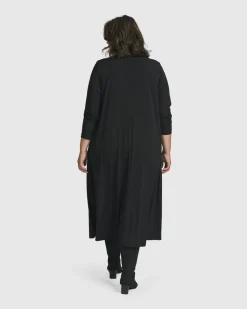 Essential A Line Dress, Black