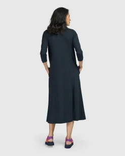 Essential A-Line Dress, Ocean