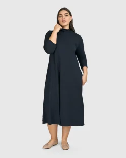 Essential A-Line Dress, Ocean