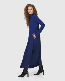 Essential A-Line Dress, Royal Blue