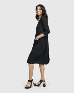 Essential Cargo Dress, Black