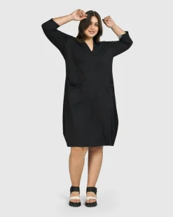 Essential Cargo Dress, Black