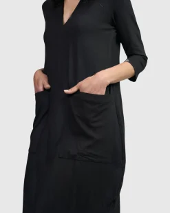 Essential Cargo Dress, Black