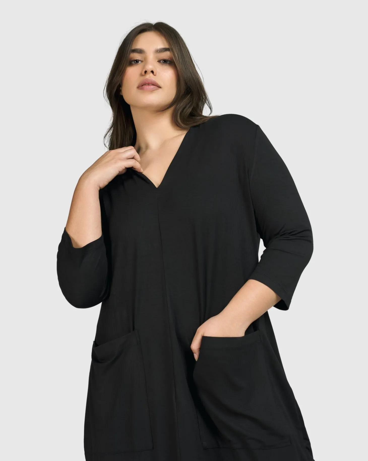 Essential Cargo Dress, Black