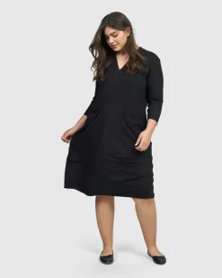 Essential Cargo Dress, Black