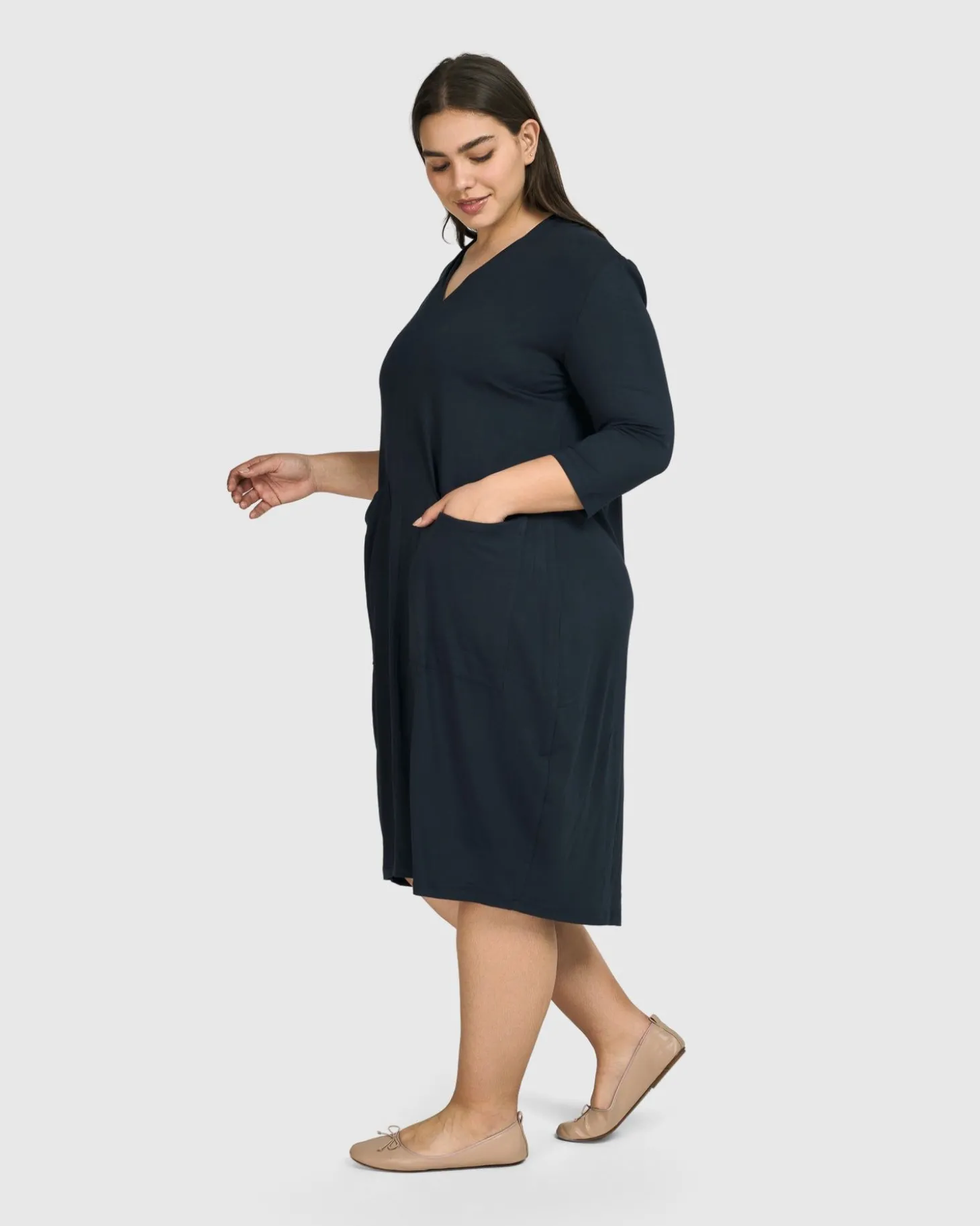 Essential Cargo Dress, Ocean