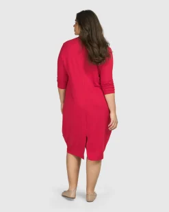Essential Cargo Dress, Red Rose