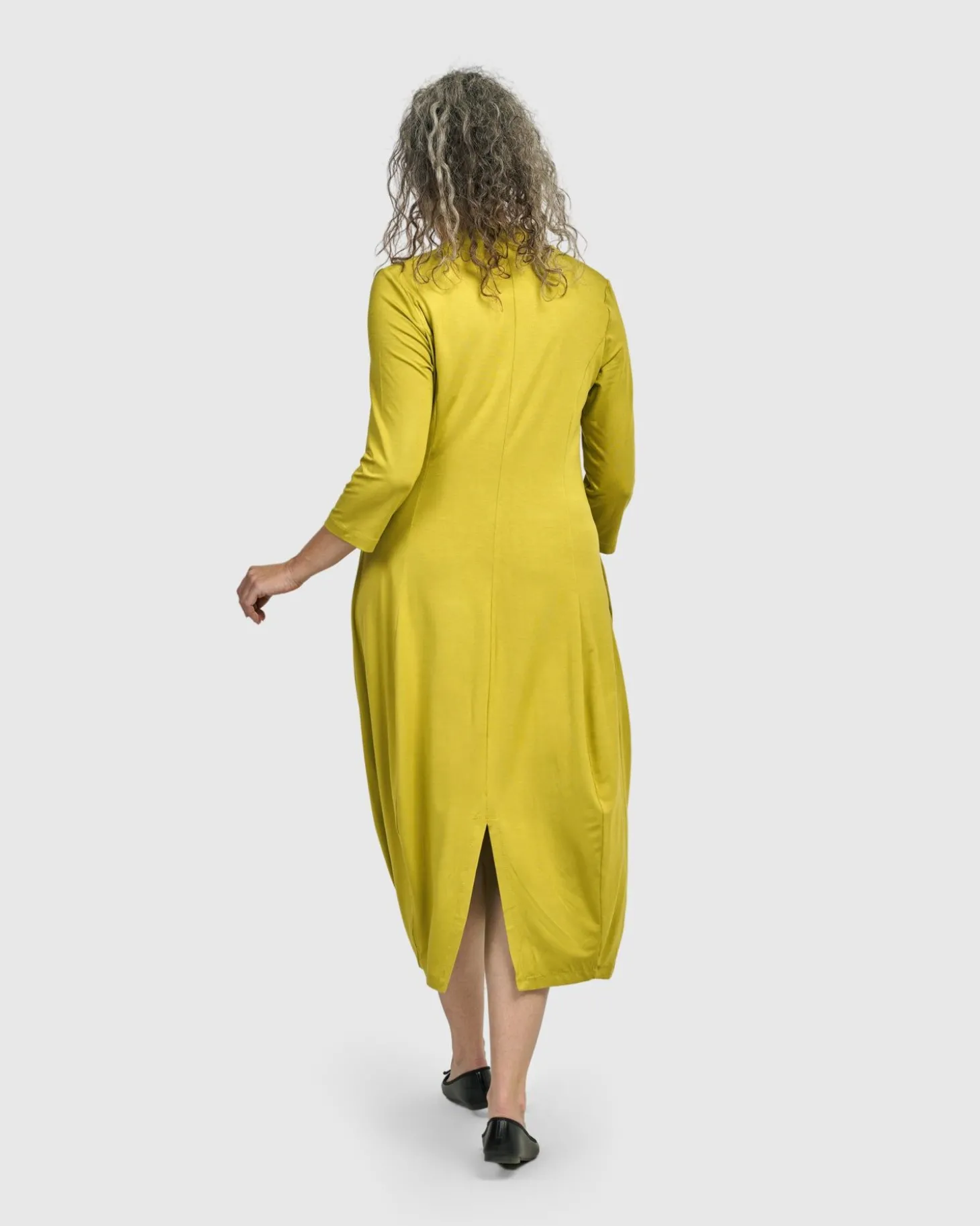 Essential Cocoon Dress, Lime