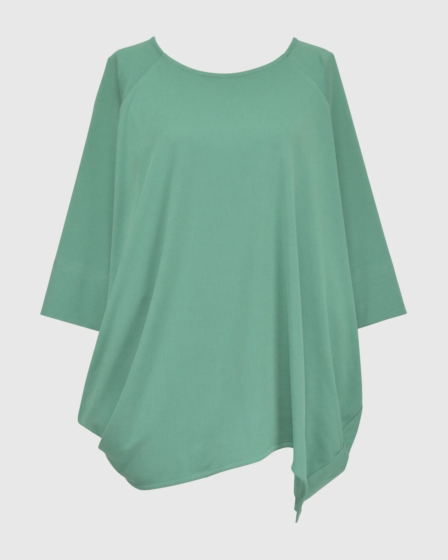 Essential Favorite Cupro Blouson Top, Seafoam