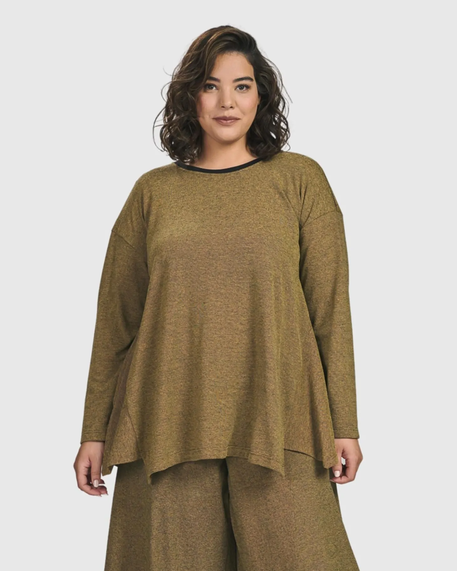 Essential Flared Top, Honey