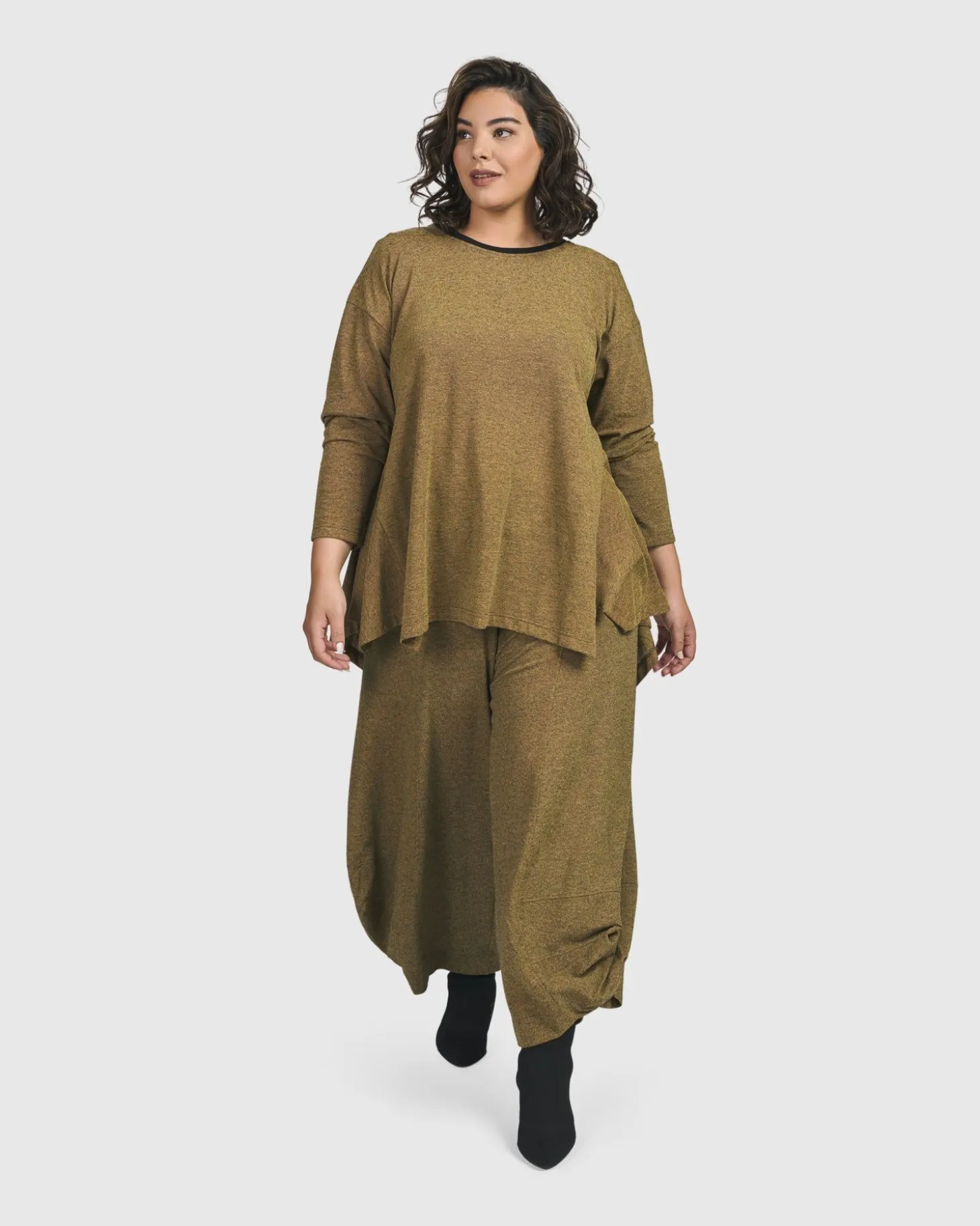 Essential Flared Top, Honey