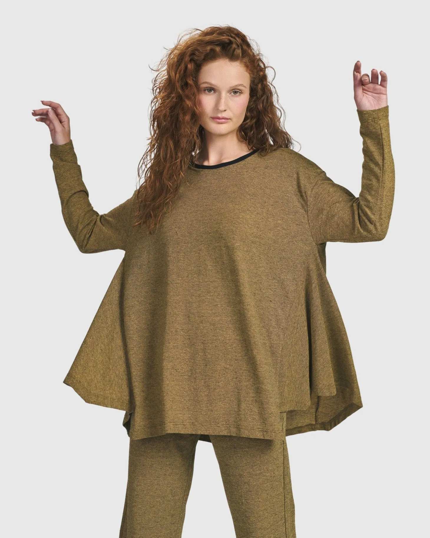 Essential Flared Top, Honey