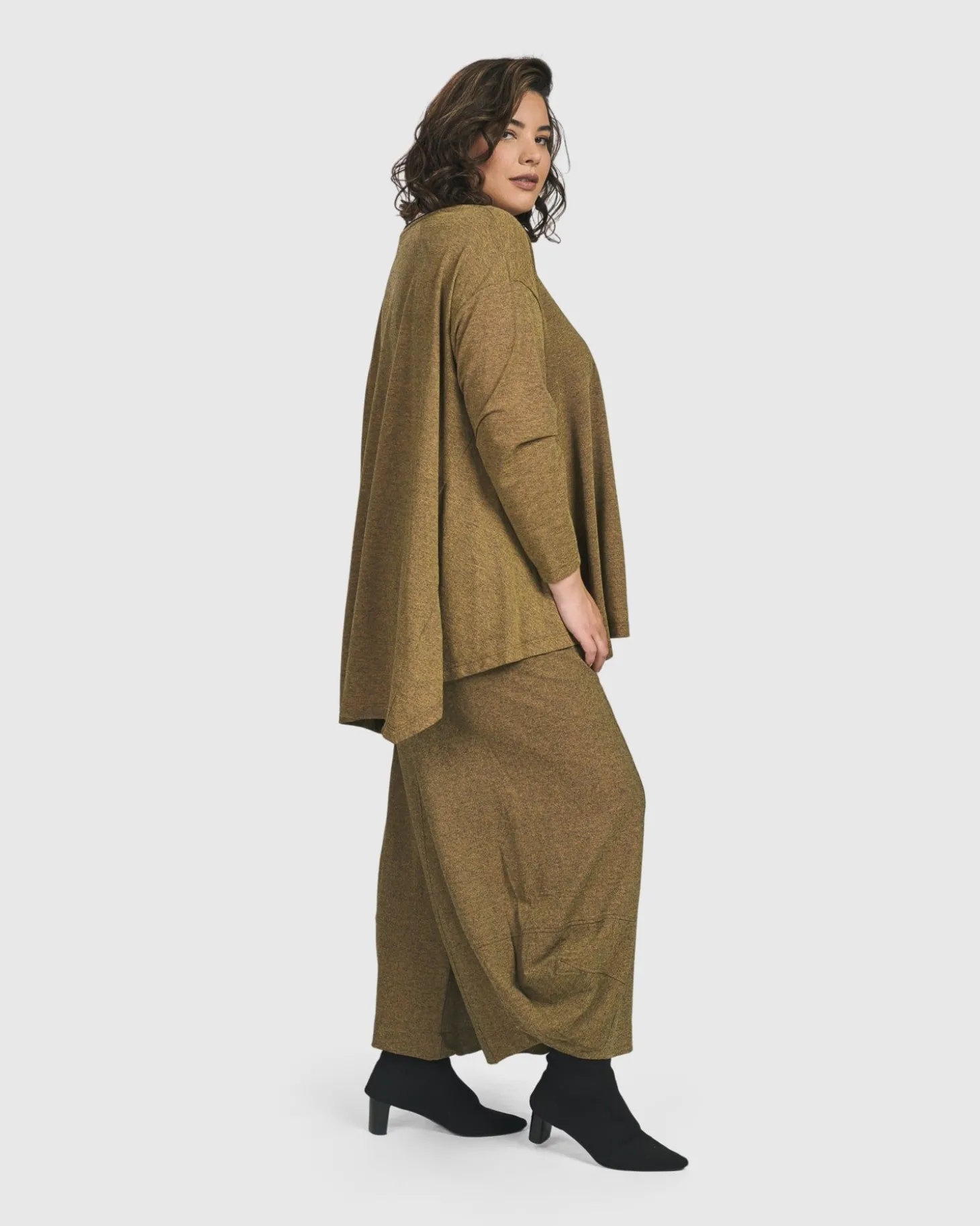 Essential Flared Top, Honey