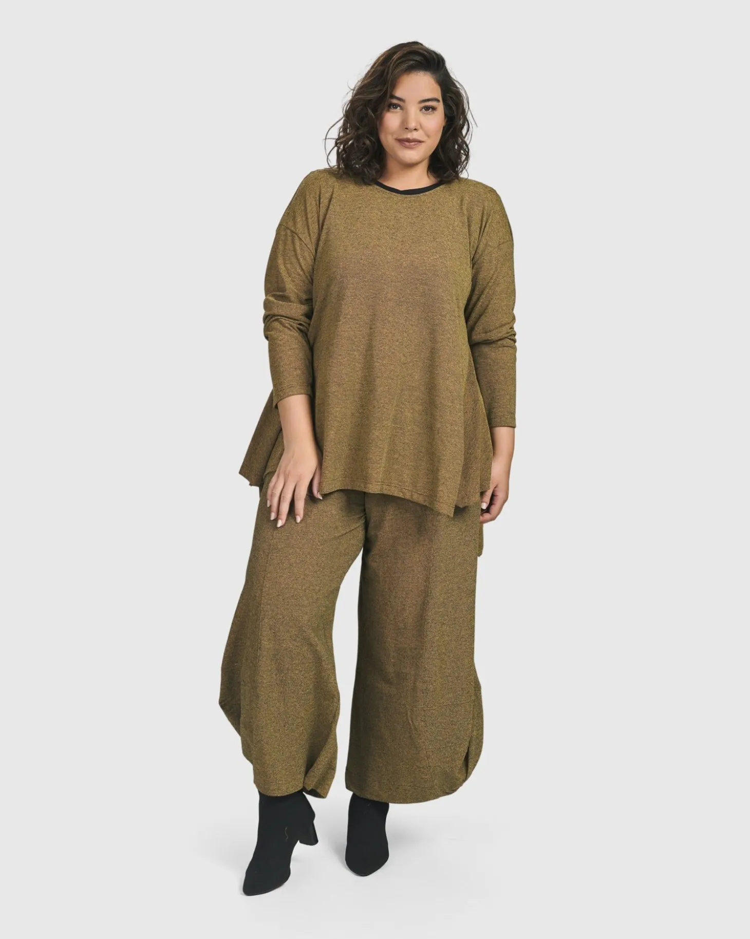 Essential Flared Top, Honey