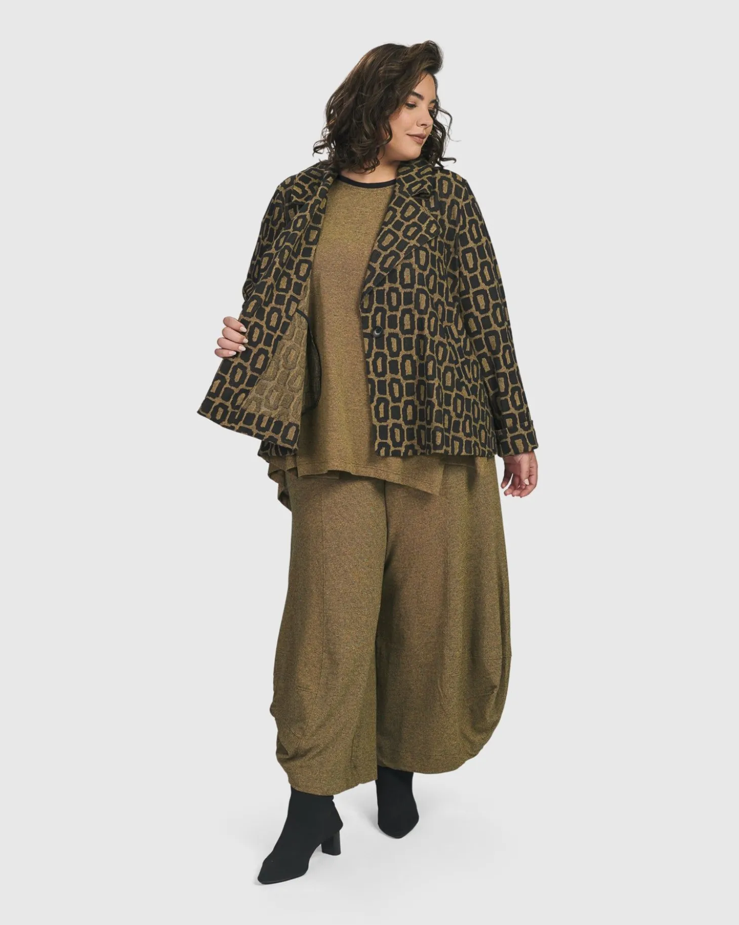 Essential Flared Top, Honey