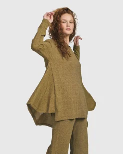 Essential Flared Top, Honey