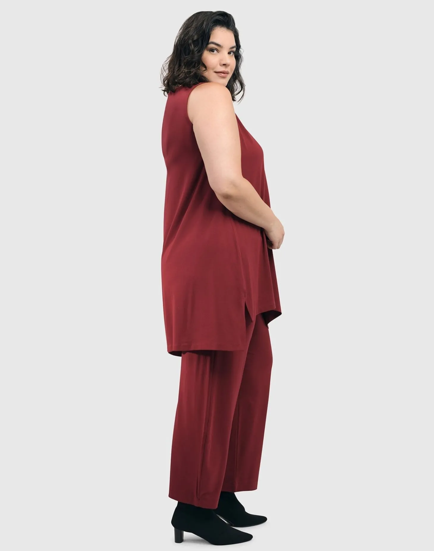 Essential Flow Pants, Plum