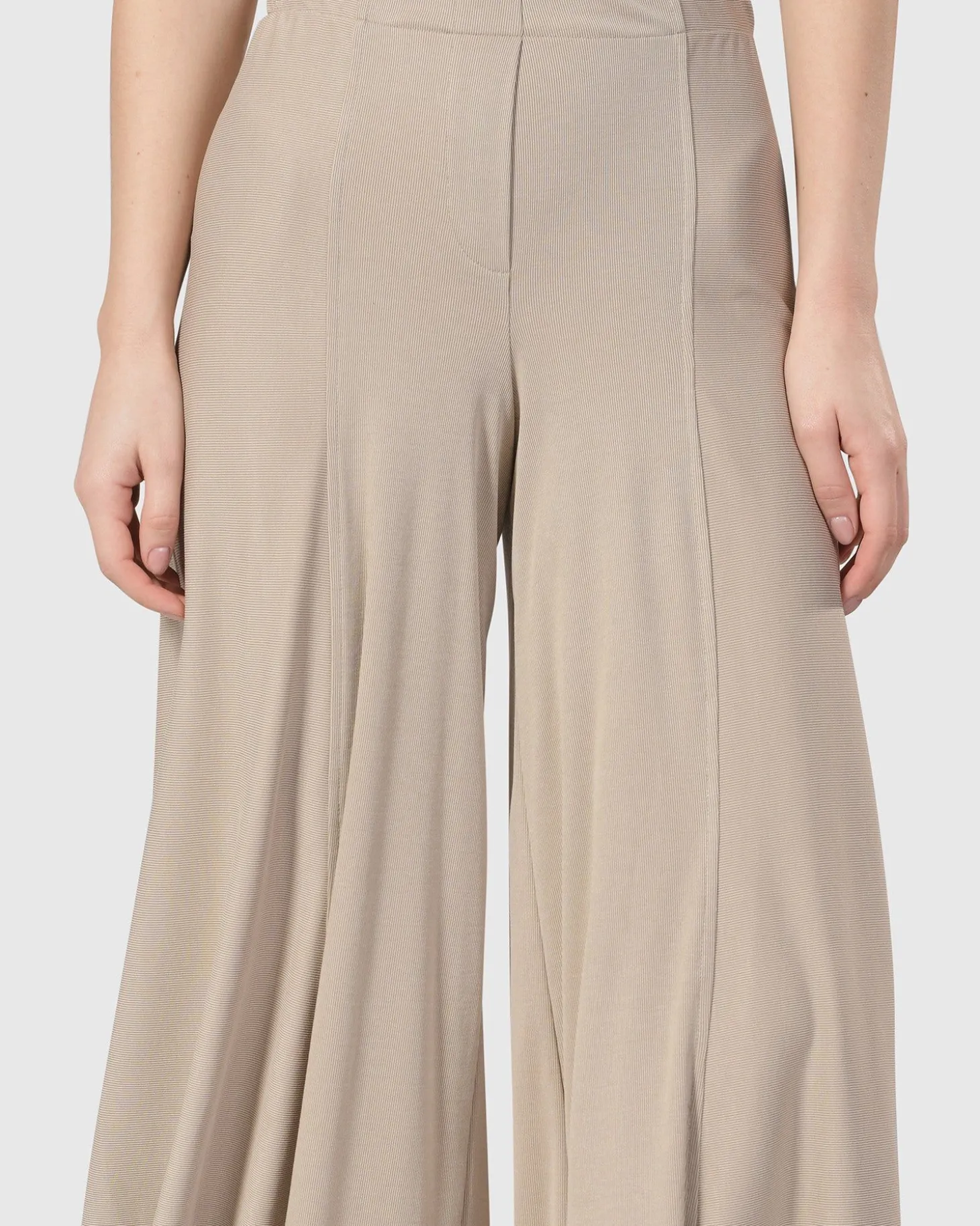 Essential Go-To Punto Pants, Ecru