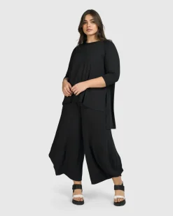 Essential Hi-Lo Top, Black