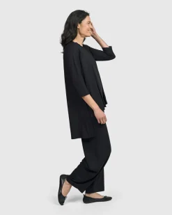 Essential Hi-Lo Top, Black